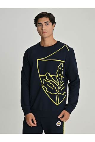 Fenerium Erkek Trıbun All Over Baskı Sweat Fb Laci Yeni