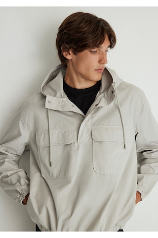 Mavi - Kapüşonlu Gri Sweatshirt 0211155-70144 Gri
