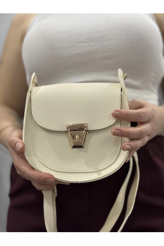 Biçomi Klasik Kapaklı Bej Cilt Çanta Bej