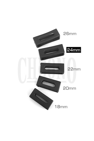 24mm Saat Plastik Silikon Kordon Tutucu Kayış Köprüsü Halka Askı
