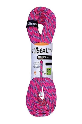 Beal Tiger 10mm X 70m Dinamik Ip Fusya Çok Renkli
