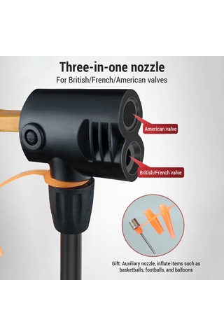 Göstergeli Bisiklet Pompası Bisikletler Ve Arabalar Y29059