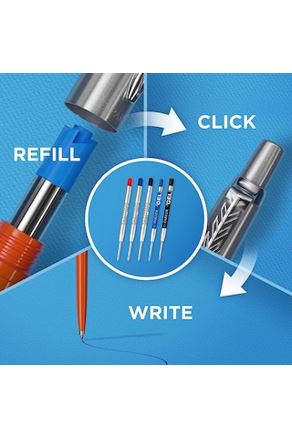 Parker Jotter Xl Mat Gri Ct, Tükenmez Kalem Çok Renkli