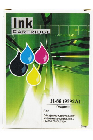 Uyumlu İnk For Hp C9392a H88 Kırmızı İnk Kartuş 28ml