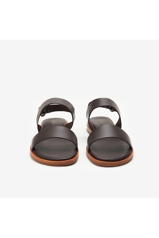 T.moro Sandalet Kadın 86m1 Frau Mınımal Leather Kahverengi