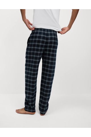 Marks & Spencer Çizgili %100 Pamuk Pijama Altı T07005125 Lacivert