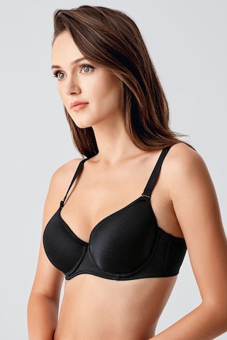 Newbra Kadın Desteksiz B Cup Sütyen - Siyah