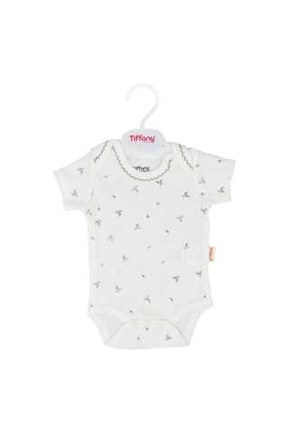 Tiffany Baby & Kids Tiffany Baby Olive Branch Theme Yarım Kol Body 46008 Ekru