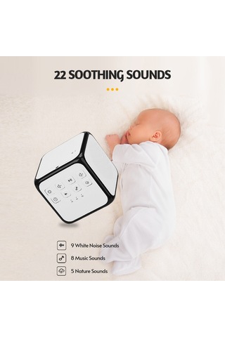 Yaleker Bebek Uyku Makinesi - 22 Doğal Ses, Taşınabilir Beyaz Gürültü Cihazı, Şarj Edilebilir Diğer