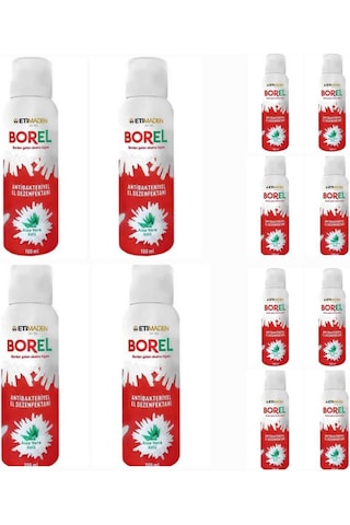 Borel El Dezenfektanı 100 Ml Sprey Form 12 Adet.
