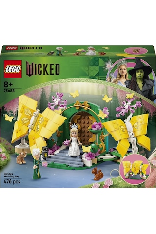 LEGO® Wicked Glinda’nın Düğünü 75688 - 8 Yaş ve Üzeri Çocuklar için Kelebek İçeren Yaratıcı Oyuncak Yapım Seti (476 Parça)