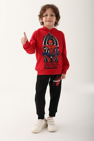 Spider Man D4830-3 Çocuk  Kırmızı Eşofman Takımı