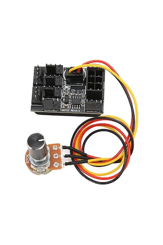 Pc Fan Hız Kontrol Cihazı 3- 4 Pinli Fan Adaptörü Pwm Fan Hub 8 Yollu