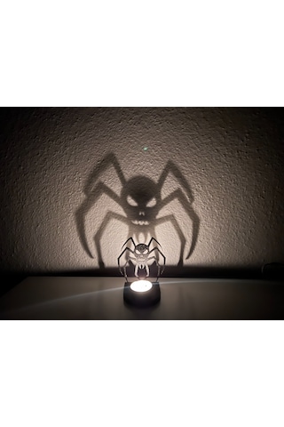 En-cag Örümcek Figürlü Tealight Mumluk Cadılar Bayramı Gotik Dekoratif Mum Tutucu Bss Çok Renkli