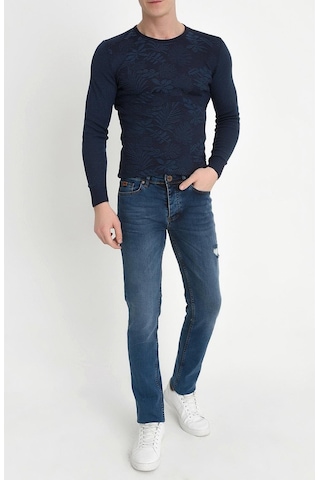 044 Slim Fit Mavi Jean Pantolon Mavi