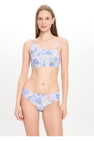 Toosalty Kadın Şal Desen Dokulu Tek Omuz Bikini Takımı 25sw012st Çok Renkli