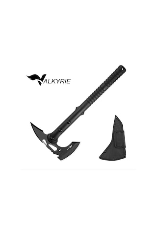 Valkyrie Çok Amaçlı Kamp Baltası Outdoor Survival Balta Çok Fonksiyonlu Çelik Başlık Odun Kesme, Avcılık, Kamp