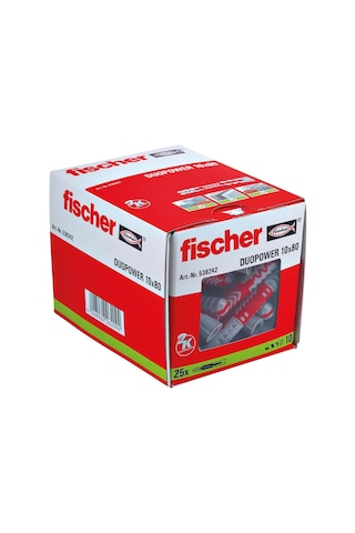 Duopower 10x80 Alçıpan Plastik Dübeli 25adet