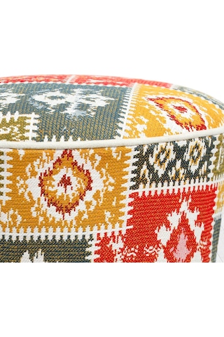 Lorencehome Rug Puf - Beyaz