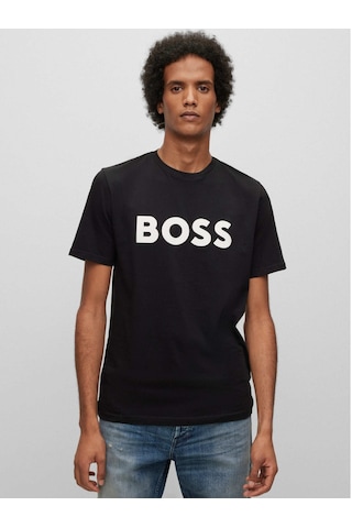 Hugo Boss Erkek T-shırt 50481923-002 50481923-002 Siyah Siyah