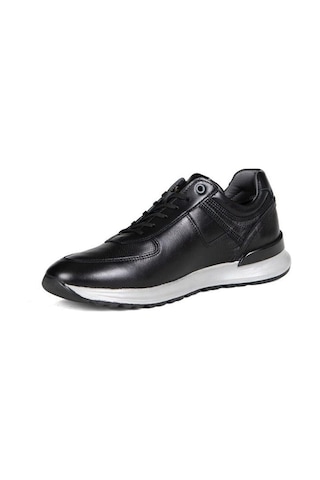 Greyder Sa14191 Hakiki Deri Sneaker Erkek Ayakkabı Siyah