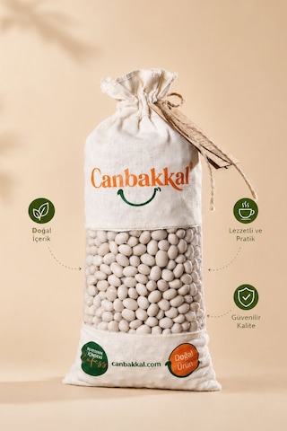 Canbakkal Yerli Şeker Fasulyesi İnce Kabuklu Kuru Fasulye 1 KG