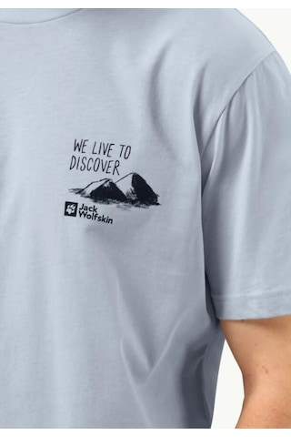 Jack Wolfskin Discover T M Erkek T-shirt - Mavi