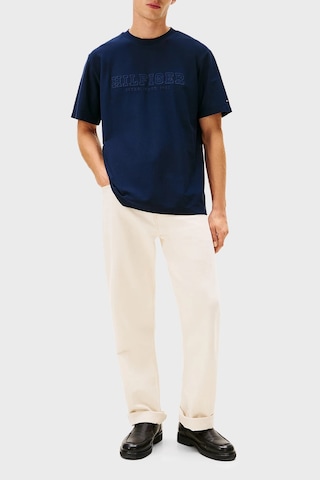 Tommy Hilfiger Erkek T Shirt Mw0mw41766 C1g Lacivert Lacivert