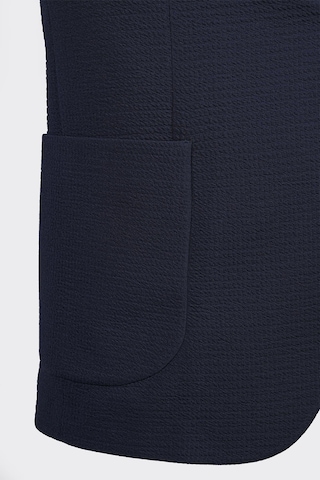 Lacivert Casual Slim Fit Bi-stretch Ceket Laci