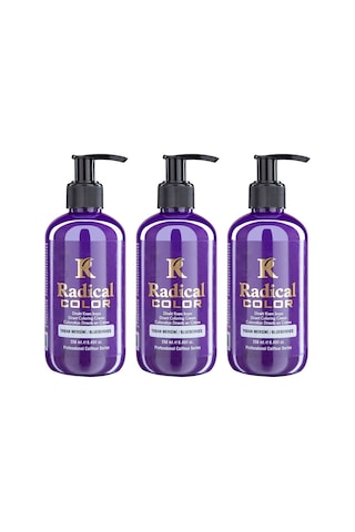 Radical Color New 25/blueberry Amonyaksız Su Bazlı Saç Boyası 250 Ml 3 Adet Yaban Mersini