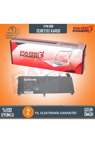 Dell Uyumlu Precision M3800 Serisi Batarya - Pil (Pars Power) 475826