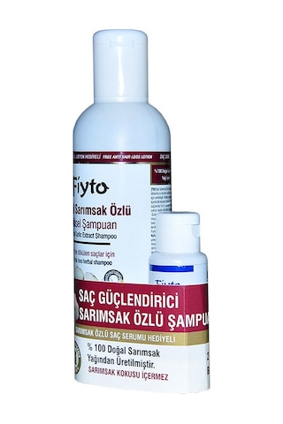 Fiyto Doğal Sarımsaklı Bitkisel Şampuan Seti 500 ML