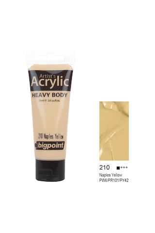 Bigpoint Akrilik Boya 75 ml Naples Yellow 210