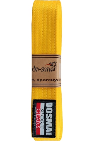 Dosmai Aikido Karate Tek Dolama Kuşak Sarı 200 CM Tk245 Sarı