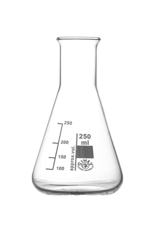 Simax Cam Erlen 250 ML Erlenmeyer Flask Dar Boyunlu