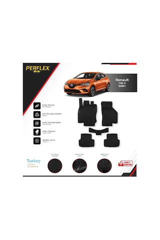 Renault Clıo 5 2020+ 3D Havuzlu Paspas