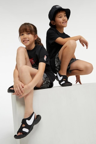Nike Sunray Adjust 6 Unisex Sandals Bantlı Çırtlı Çocuk Sandaleti Siyah Siyah