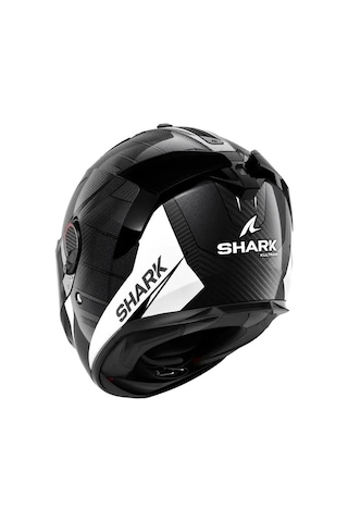 Shark Spartan Gt Pro Karbon Şeffaf Vizörlü Kask Beyaz Siyah