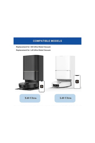 Dreame X40 Ultra, L40 Ultra Ana Yan Fırça Hepa Filtre Paspas Bezi