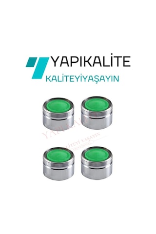 YAPI KALİTE 4 Adet Dış Dişli Batarya Ucu Su Tasarruf Ucu Perlatör