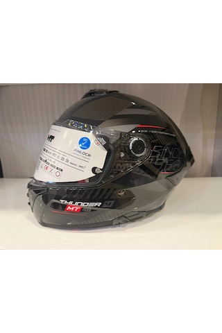 Kask Mt Thunder 4r Sv Luminence D1 Parlak Gri