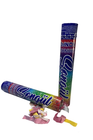 Renkli Karnaval Konfeti 30 Cm 2 Adet