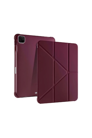 İpad Air 13 İnç M3/m2 2025/2024 Uyumlu Katlanabilir Standlı Tablet Kılıf Klasik