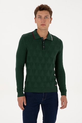 U.s. Polo Assn. Erkek Koyu Yeşil Kazak /triko 50308307-vr079 Koyu Yesıl
