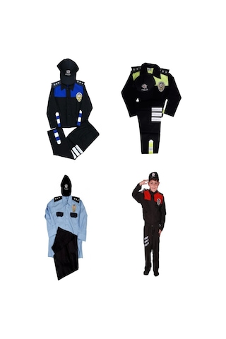 Çocuk Polis Kostümü Yunus - Trafik Polisi - Özel Harekat