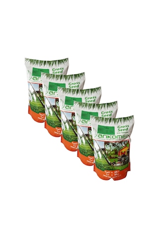 5 Adet Çim Tohumu İthal 7 Mix Ankomer 1'lik Paketler
