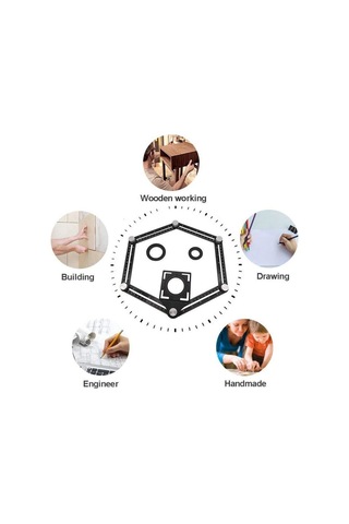 Rox Wood Fonksiyonlu Alumin Şab. Cetveli 61348789