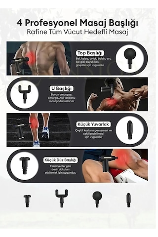 Enshall Ams-6 Darbeli Titreşimli Şarjlı Masaj Cihazı Çok Renkli