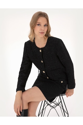 Pierre Cardin Kadın Siyah Ceket 50319417-vr046