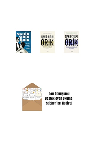 Her Şey Bitmeden, Gece Olmadan + İstanbul Yazıları + Eski Zaman Kadınları Arasında + Okuma Sticker'ları